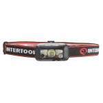 Фонарь налобный аккумуляторный XPE+2SMD+2RED SMD, 6 режимов работы, сенсор, STORM
