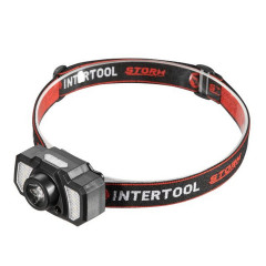 Ліхтар налобний акумуляторний XPE+6SMD+2RED LED, 7 режимів роботи, сенсор, STORM 2