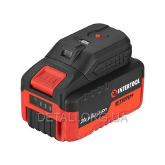Адаптор для акумулятора Li-ion 20 В, USB 2A, LED ліхтар 2