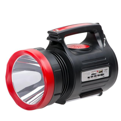 Ліхтар акумуляторний 1LED 5W + 22 SMD, виносна сонячна панель, виносні 3 led лампи (кабель 3м), радіо, кабель для зарядки телефо