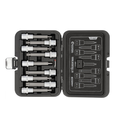 Набор бит TORX 1/2 T20-T60, 100мм, S2, STORM