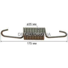 Пружина барабана Bosch - 605140 (L175 / d35)