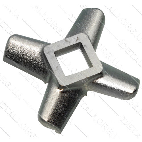 Ніж м'ясорубки Kenwood - KW715696 d 46мм d отвору 8,5x8,5мм.