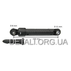 Амортизатор для пральної машини Bosch, Siemens 90N мц165*11мм*8мм 00448032