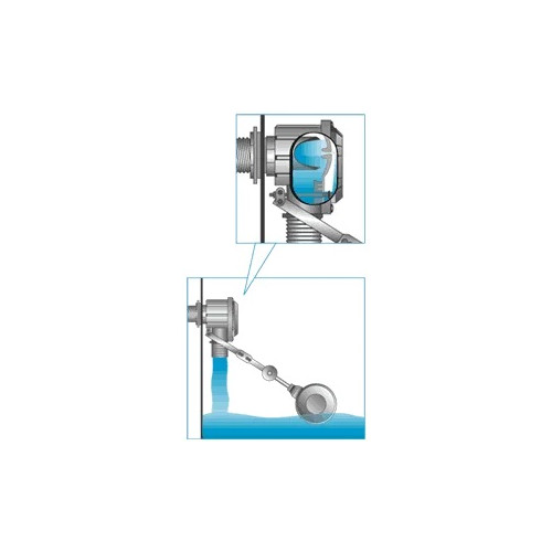 Клапан поплавковий  D3/4" мембранний MAC3 QuickStop (QS00000018)