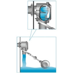 Клапан поплавковый D1/2" мембранный MAC3 QuickStop ADJ (QS0000BR12) 2