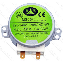 Двигун (мотор) тарілки НВЧ 220V 4W, метав.вал 11мм - A - 8