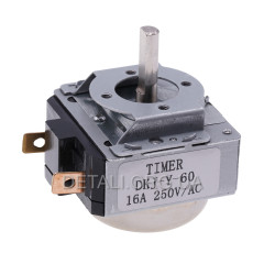 Таймер механічний DKJ-Y-60 (60 хв, 250 V, 16 A, ручка 18 мм) духовка, пароварка, електрогриль
