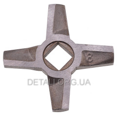 Нож мясорубки Zelmer NR8, двусторонний 10*54 h5 мм 2