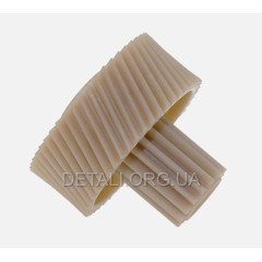 Шестерня м'ясорубки мала Vitek / Scarlett (CL-13C) D 51,5/22мм z1 47 право z2 16 прямо h1 47мм h2 21. 2