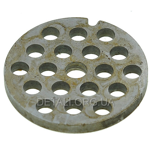 Сітка м'ясорубки DeLonghi 6020070039 61,8мм, d 9мм, отв 8мм, товщ 5,8мм