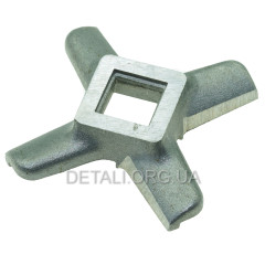 Нож для мясорубки DeLonghi 6020070029 53мм, квадрат 10,2мм, H 10,8мм