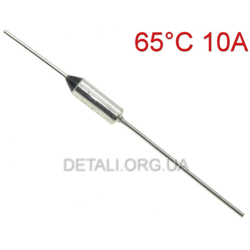 Термозапобіжник 65°C 10А250V RY01