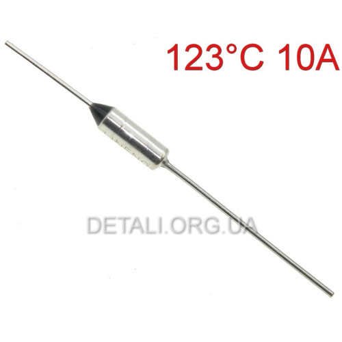 Термозапобіжник 123°C 10А250V RY01