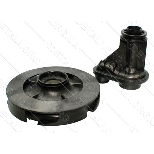 Эжектор пластик разборной для Pedrollo JSW 10 / 15 Dобщ 164 D1 44 D2 30