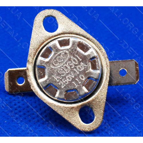 Термореле KSD 301 / KSD 303 (110 * C 10A, 250V) для прасок та обігрівачів