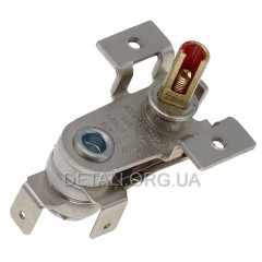 Термореле KST 168 (250V 10A), загнутые ножки под 90*, ручка 14мм  для утюгов и обогревателей