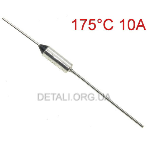 Термозапобіжник 175°C 10А250V RY01