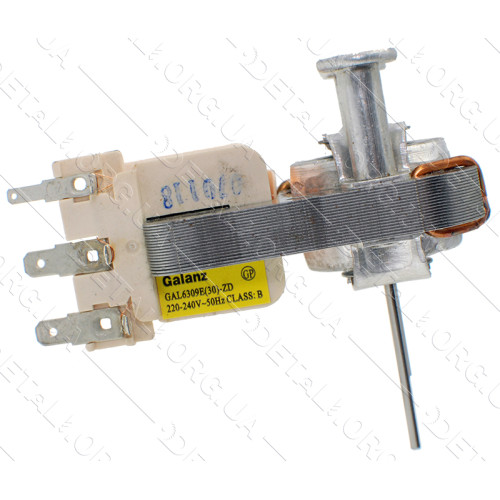 Мотор мікрохвильовки 3 контакту d3mm h1*78mm / h2*67