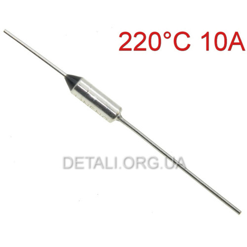 Термопредохранитель 220°C 10А250V RY01