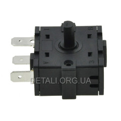 Перемикач масляного радіатора 2 положення 3 контакти 32*32mm 16A