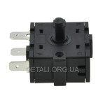 Переключатель масляного радиатора 2 положения 3 контакта 32*32mm 16A