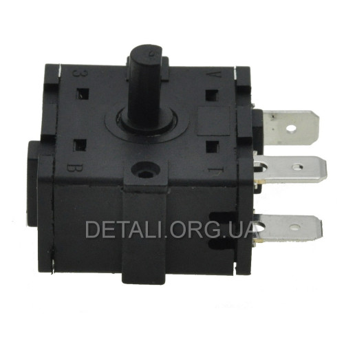 Переключатель масляного радиатора 2 положения 3 контакта 32*32mm 16A