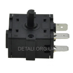 Переключатель масляного радиатора 2 положения 3 контакта 32*32mm 16A