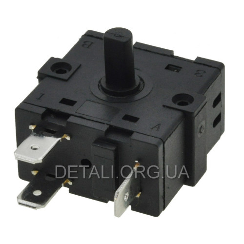 Переключатель масляного радиатора 2 положения 3 контакта 32*32mm 16A