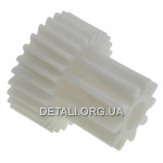 Шестерня мясорубки малая Kenwood KW650738 D43мм/30мм з1 26 прямо з2 10 прямо h 45мм h2 18мм