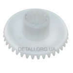 Шестерня м'ясорубки PHILIPS HR7765 (D75мм/29мм з1 38 прямо з2 12 прямо h 46мм Dвн 8мм)