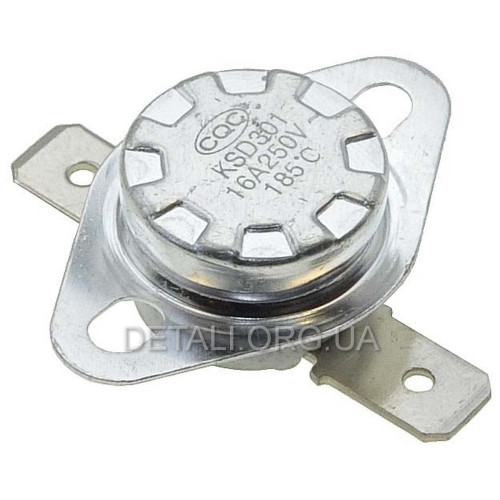 Термореле KSD 301 (185*C 16A, 250V) для утюгов и обогревателей