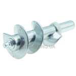Шнек м'ясорубки L120 D1 8mm квадрат D2 14mm внутр. шестигранник 8,5мм