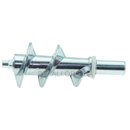 Шнек м'ясорубки L120 D1 8mm квадрат D2 14mm внутр. шестигранник 8,5мм