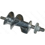 Шнек мясорубки L115 D1 8mm шестиграник D2 8mm наружный шестигранник + пластиковая втулка