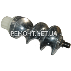 шнек мясорубки L128,5 D1 10mm квадрат пластиковая втулка