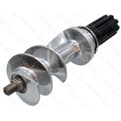 шнек м'ясорубки BRAUN 6.4195614 L148 D1 8,5mm квадрат пластикова втулка 2