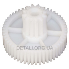 Шестерня м'ясорубки Moulinex HV6 / HV8 D65мм/24мм z1 52 прямо z2 12 прямо h 42мм h2 17мм Dвн 8мм