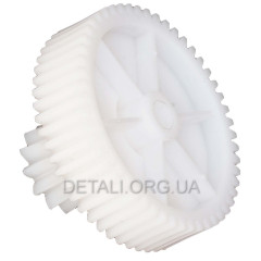 Шестерня м'ясорубки Moulinex HV6 / HV8 D65мм/24мм z1 52 прямо z2 12 прямо h 42мм h2 17мм Dвн 8мм 2
