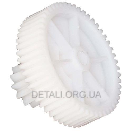 Шестерня м'ясорубки Moulinex HV6 / HV8 D65мм/24мм z1 52 прямо z2 12 прямо h 42мм h2 17мм Dвн 8мм