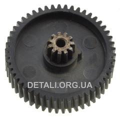 шестерня м'ясорубки Moulinex MS D46мм/11,5мм z1 50 ліво z2 11 прямо h 22мм h2 11,5мм Dвн 4мм