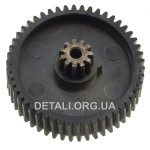 шестерня м'ясорубки Moulinex MS D46мм/11,5мм z1 50 ліво z2 11 прямо h 22мм h2 11,5мм Dвн 4мм