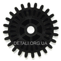 Шестерня мясорубки Braun 67051414 D60мм/30мм z1 24 прямо z2 8 прямо h 78мм h2 20мм Dвн 8мм 2