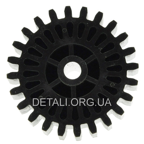 шестерня м'ясорубки Braun 67051414 D62мм/30мм z1 24 прямо z2 8 прямо h 80мм h2 20мм Dвн 8мм