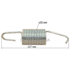 Пружина барабана передняя Bosch - 263372 (L127 / d30мм)