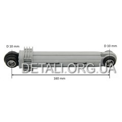 Амортизатор СМА Samsung DC66-00343F ANSA 60N 160*10мм*10мм