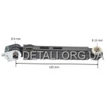 Амортизатор для СМА Ariston, Indesit C00309597 100N мц160*13мм*М6