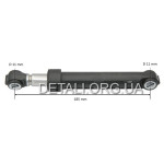 Амортизатор СМА универсальный пластиковый SUSPA 120N мц185*11мм*11мм