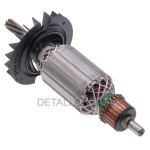 Якорь перфоратора Bosch GBH 2-26 DFR/DRE (153*35 7-з/лево) PRO аналог 1614010709