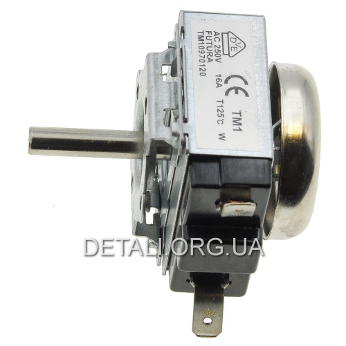 Таймер духовки Ariston, Whirlpool C00193229 (120 минут) длина вала 30 мм